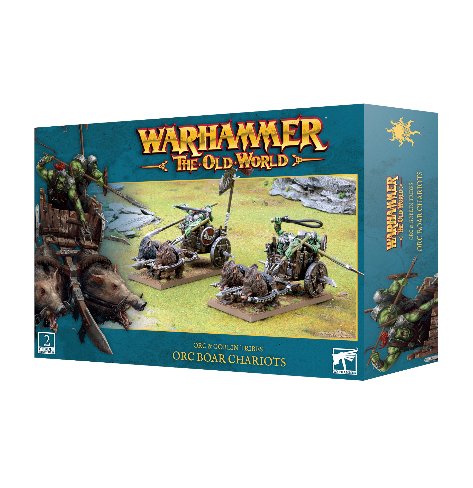 Warhammer: The Old World: Orc & Goblin Tribes: Orc Boar Chariots (May 4th) 