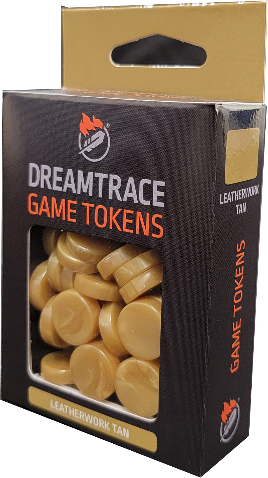Dreamtrace Gaming Tokens: Leatherwork Tan 