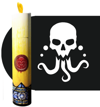 Ritual Candle Dice Tube: Seal of Yog-Sothoth 