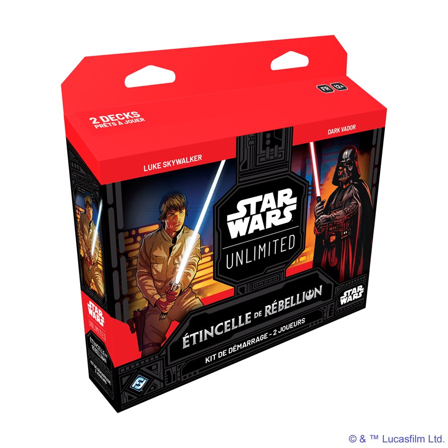 Star Wars: Unlimited: Spark of Rebellion: Two Player Starter (French Language Version) (DAMAGED) 