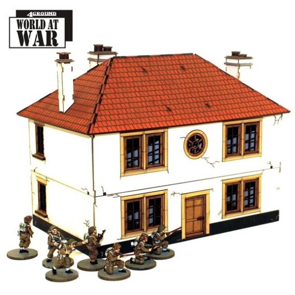 4Ground Miniatures: 28mm: Age of Blackpowder / World At War: Detached House 2 