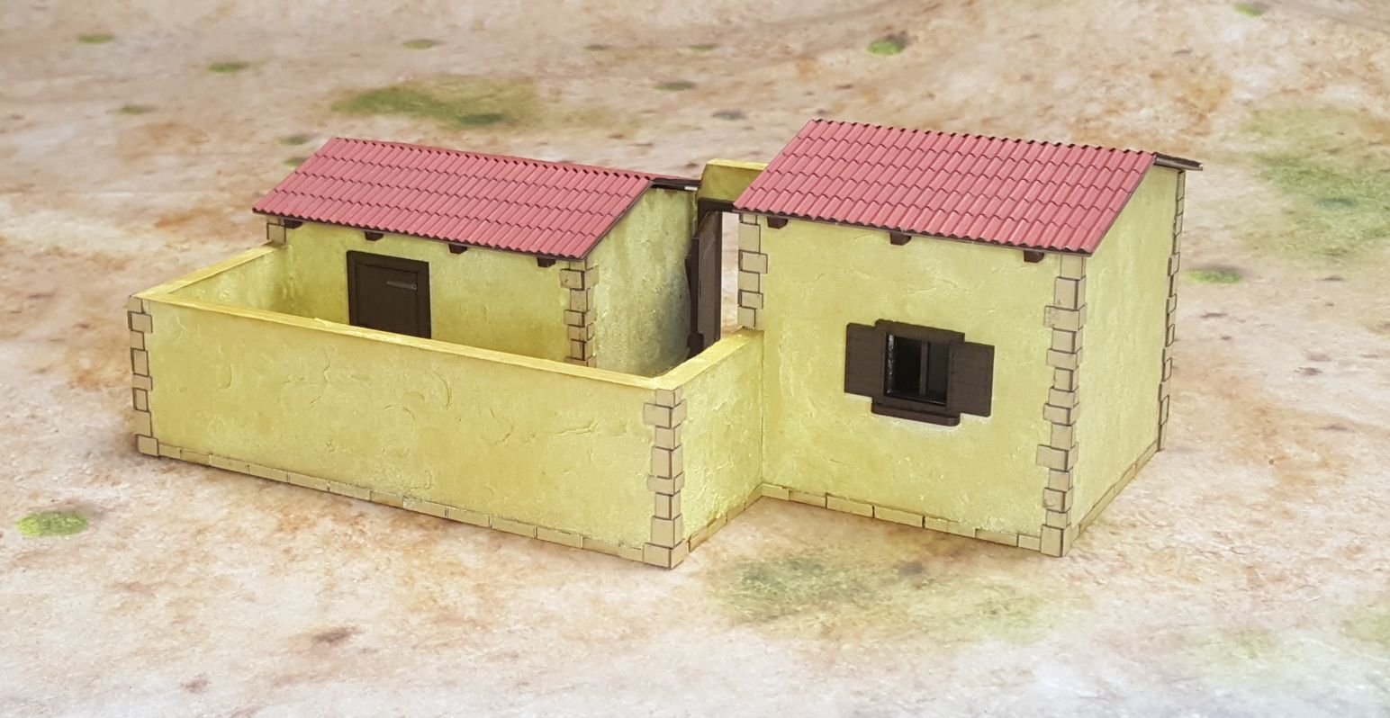 4Ground Miniatures: 28mm: Small Farm Building 