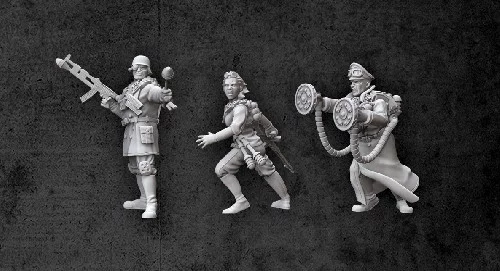 Achtung! Cthulhu: Miniatures: Nazi Villains Nachtwulfe 