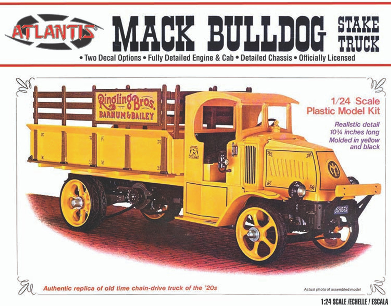 Atlantis 1/24 1926 Mack Bulldog Stake Truck 