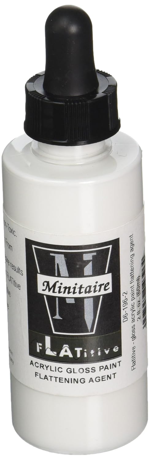 Badger: Minitaire: Flatitive Acrylic Paint Matt Medium (2oz - 60ml) 