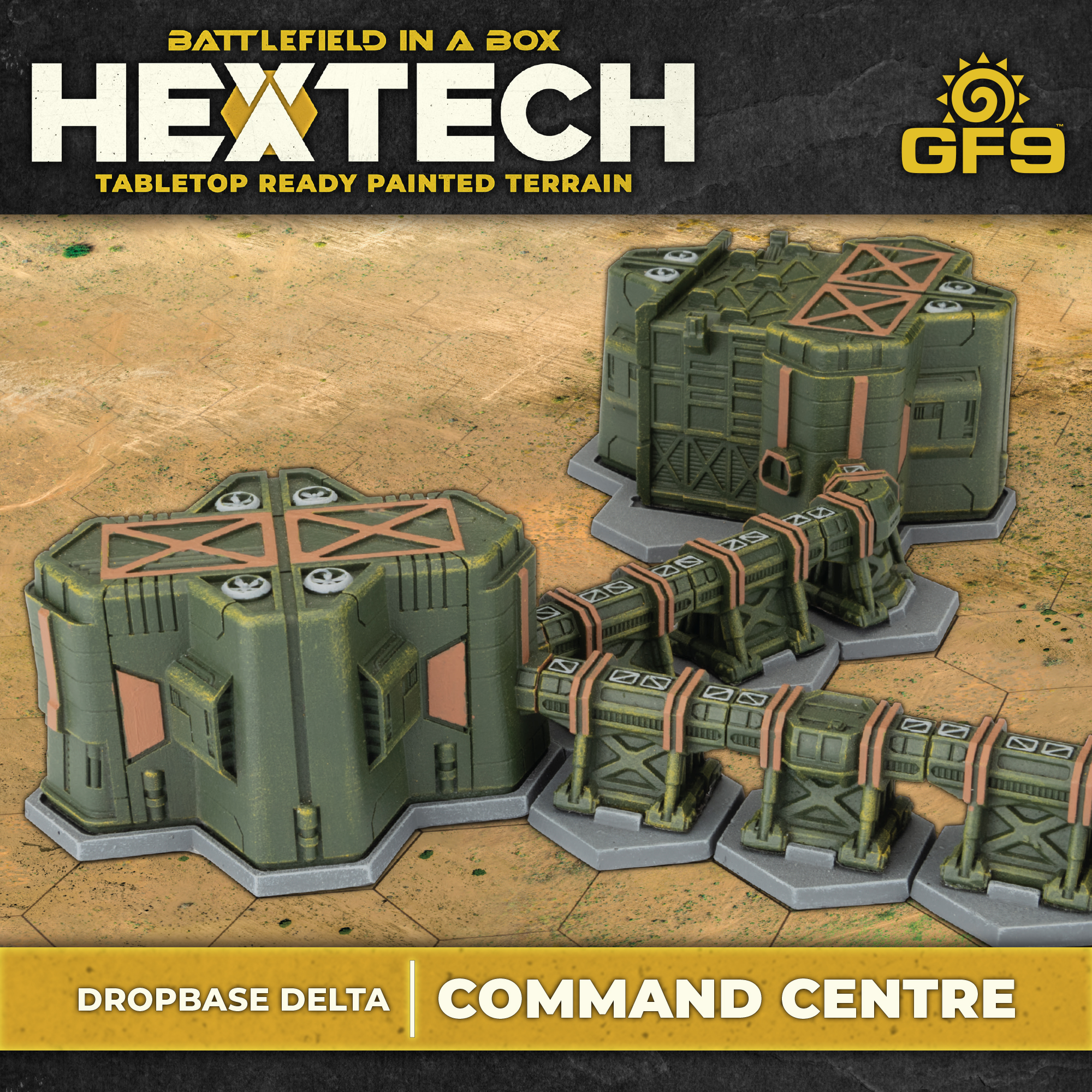 Battlefield in a Box: Hextech: Dropbase Delta Command Centre (x8) 