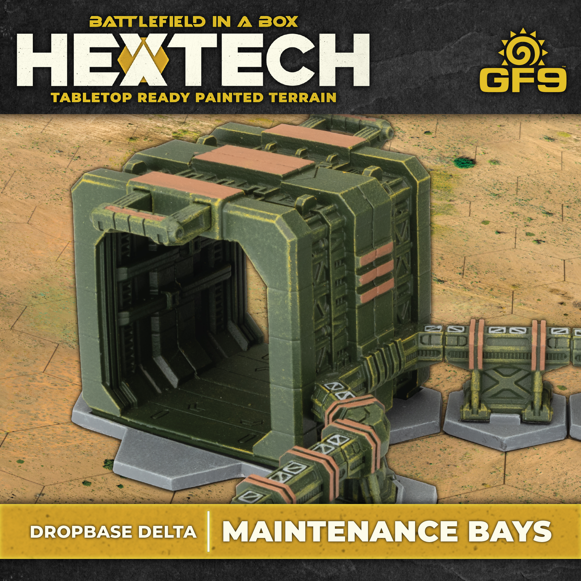 Battlefield in a Box: Hextech: Dropbase Delta Maintenance Bays (x8) 