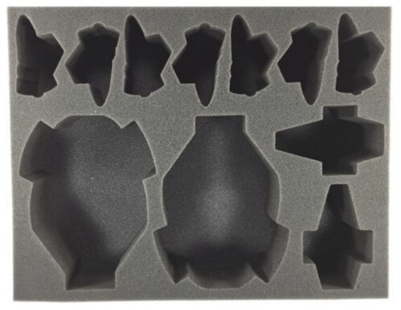 Battlefoam: WH40K: 2 Eldar Tank 2 Vyper 7 Farseer Foam Tray (BFL-3.5) 