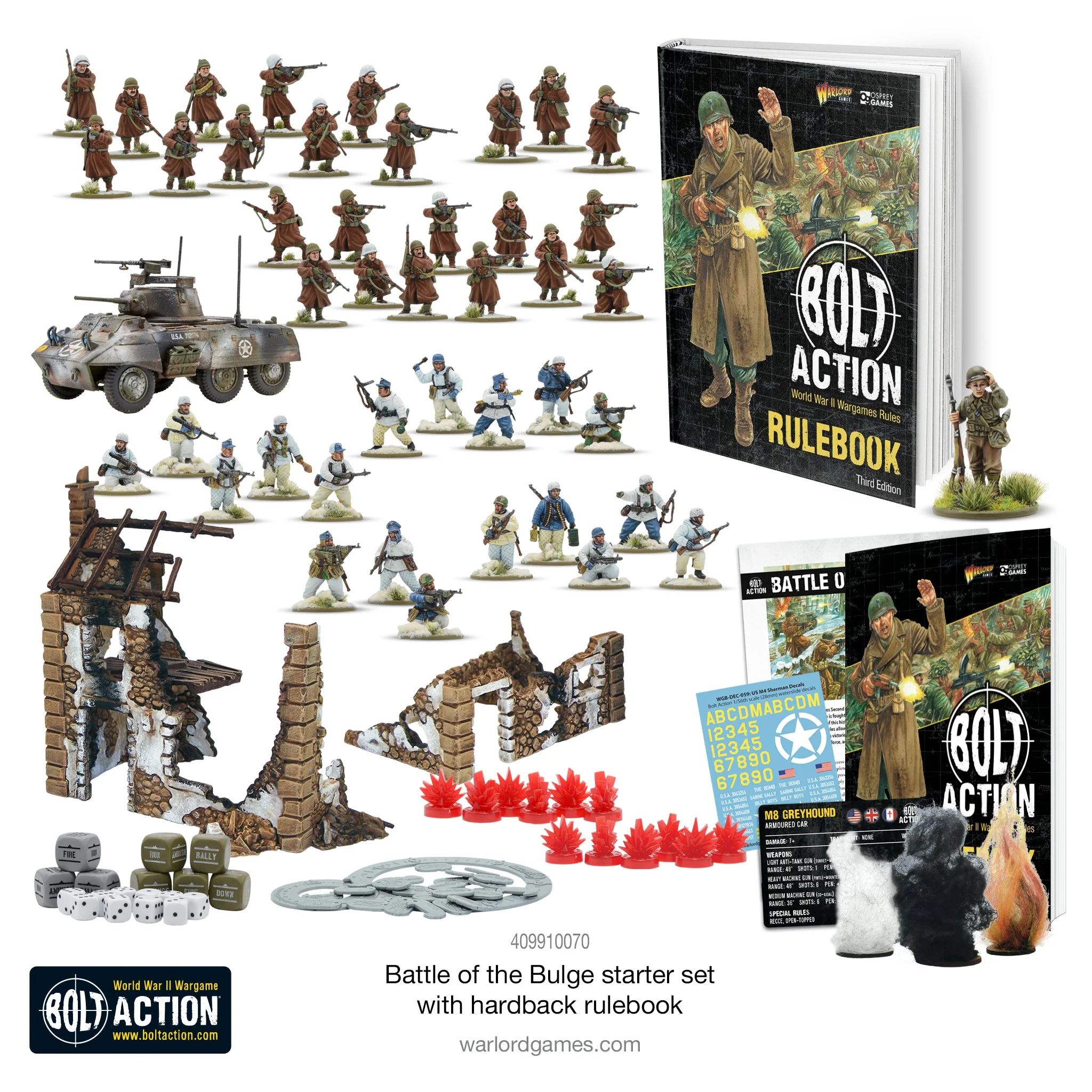 Bolt Action (3rd Edition): Battle of the Bulge Starter Set with Hardback Rulebook 