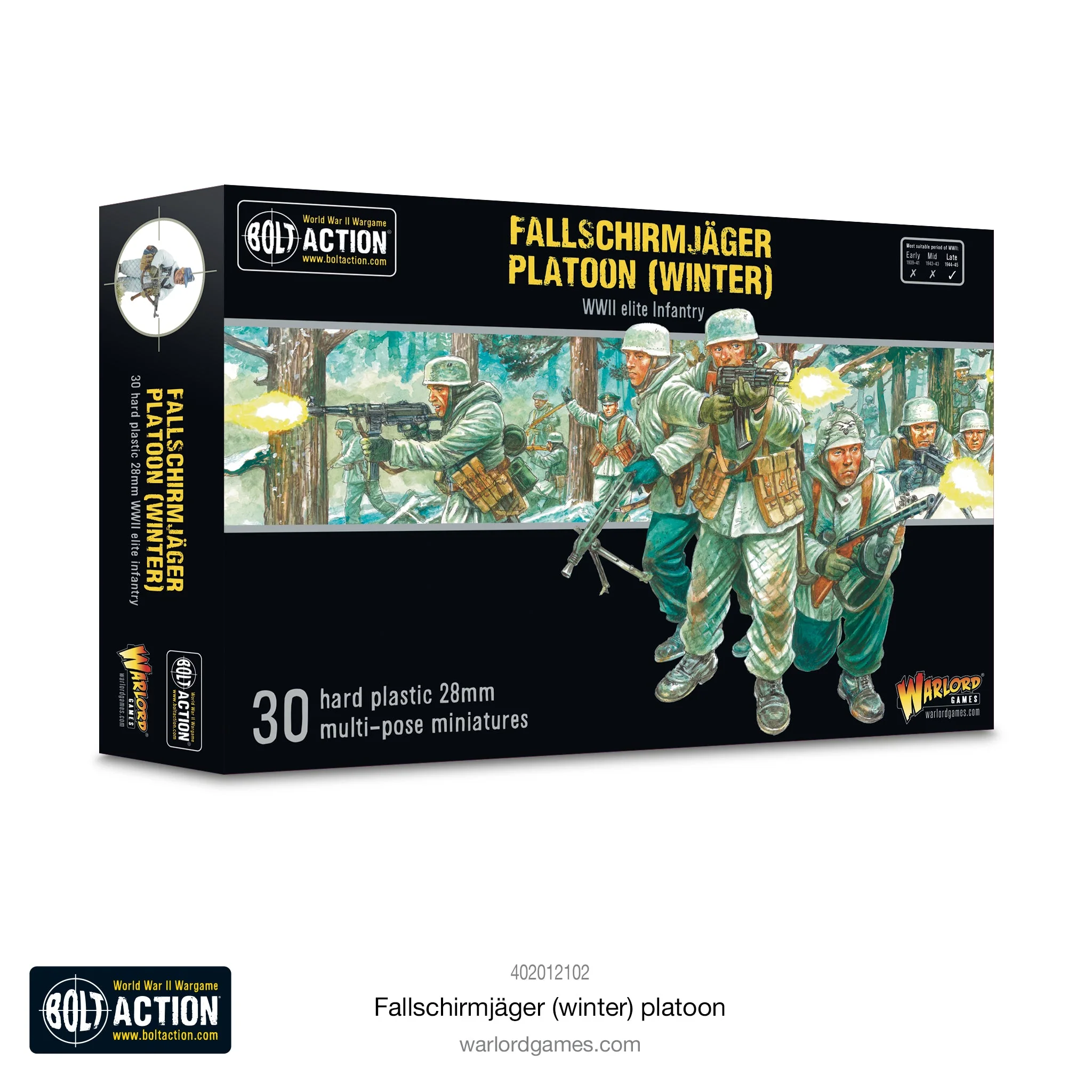 Bolt Action: German: Fallschirmjäger (Winter) Platoon 