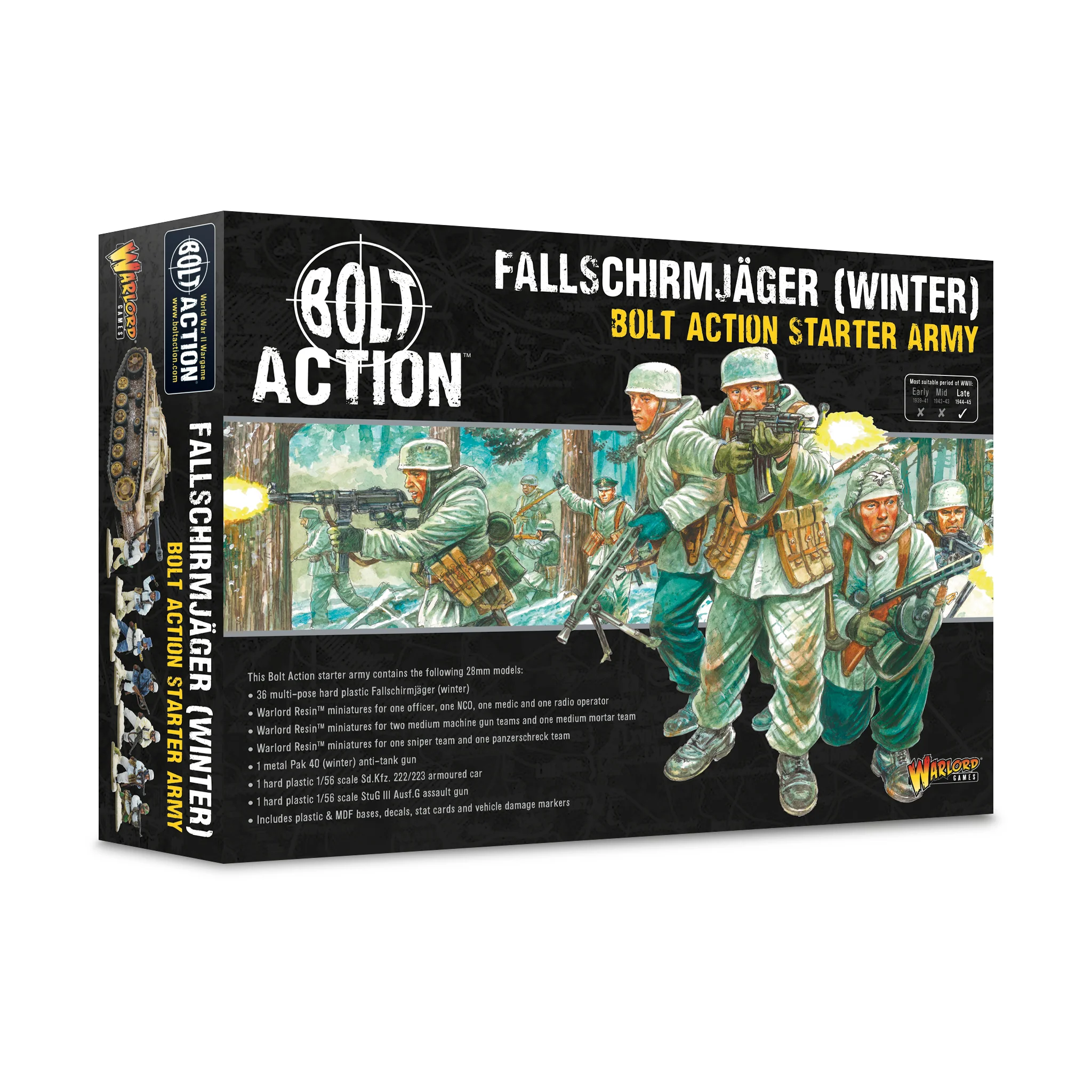 Bolt Action: German: Fallschirmjäger (Winter) Starter Army 