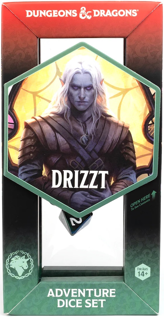 D&D  Adventure Dice Set: Legend of Drizzt 