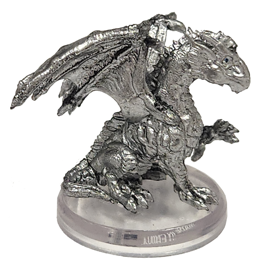 D&D Icons of the Realms 33: Quests From the Infinite Staircase: #38 Silver Dragon Wyrmling (R) 