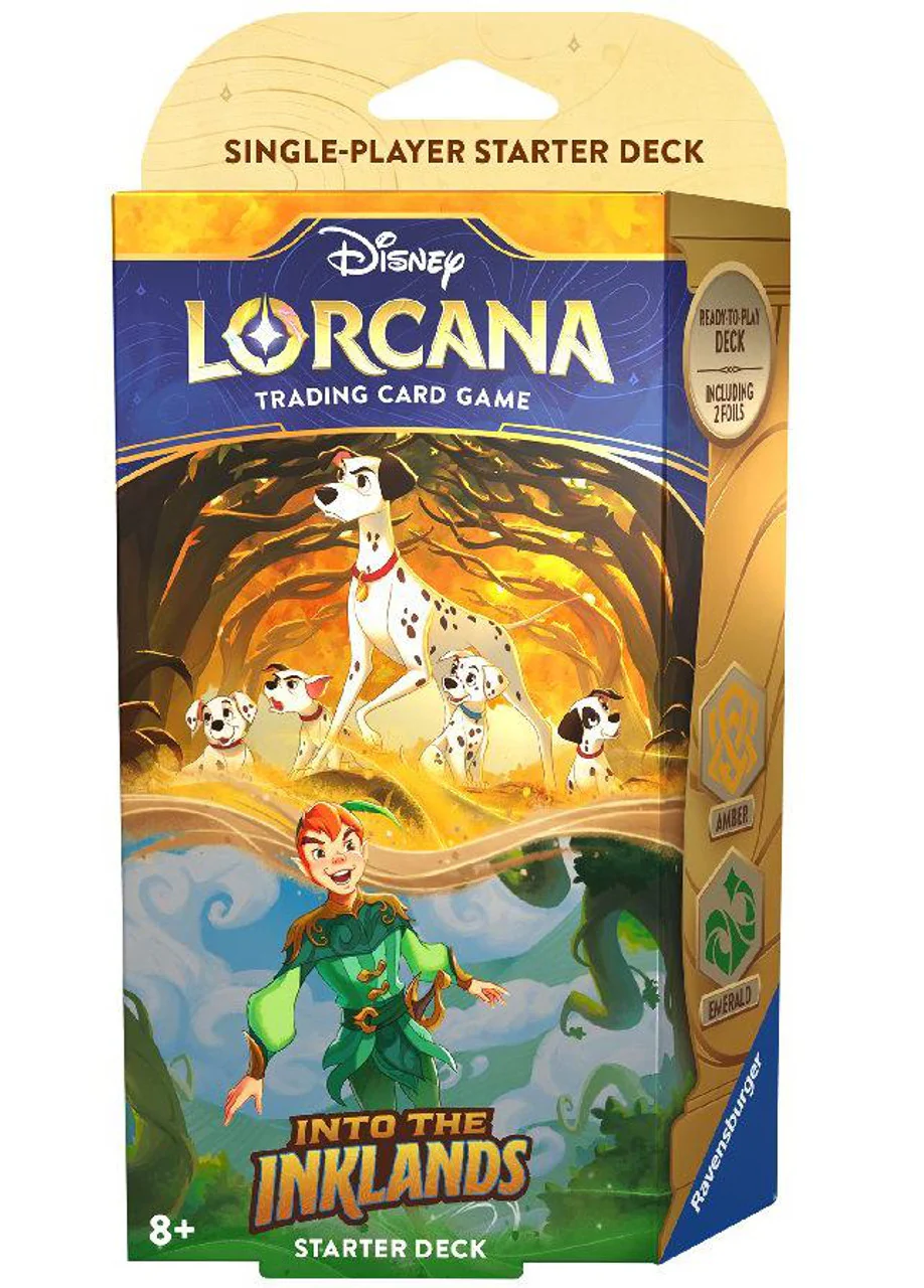 Disney Lorcana TCG: Into the Inklands: Starter Deck: Amber Emerald 