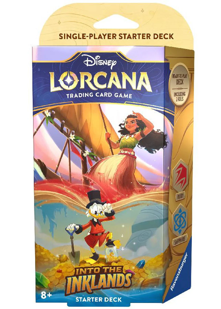 Disney Lorcana TCG: Into the Inklands: Starter Deck: Ruby Saphire 