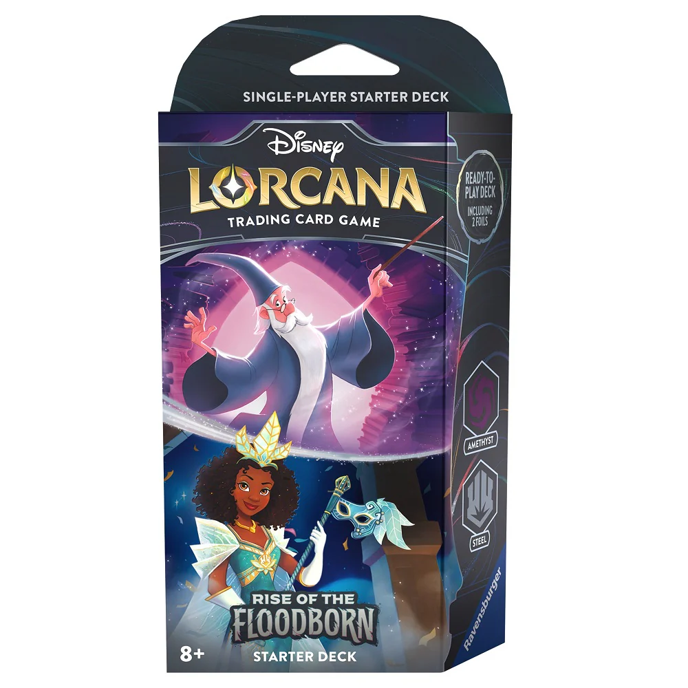 Disney Lorcana TCG: Rise of the Floodborn: Starter Deck: Amethyst Steel 