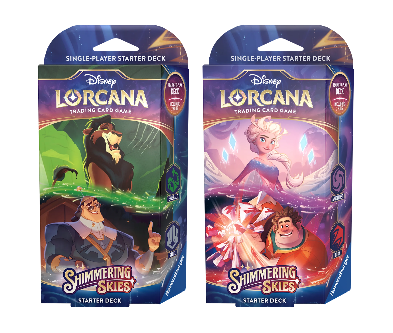 Disney Lorcana TCG: Shimmering Skies: Starter Deck: Emerald and Steel 