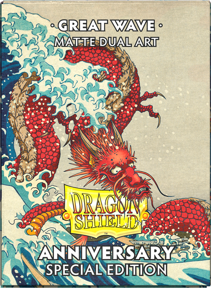 Dragon Shield: Matte DUAL: Art Card Sleeves (100): Great Wave 