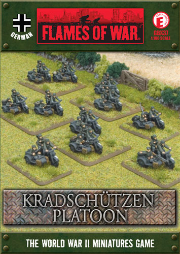 Flames of War: German: Kradschutzen Platoon 