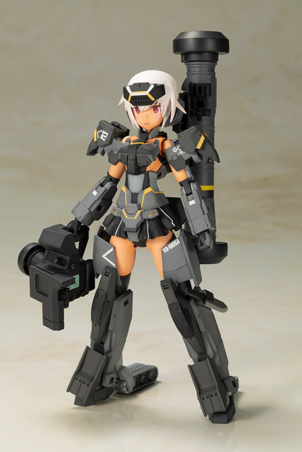 Frame Arms Girl: Gourai-Kai (Black) with FGM148 Type Anti-Tank Missle 