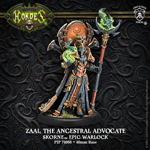 Hordes: Skorne (74088): Zaal the Ancestral Advocate Epic Warlock 