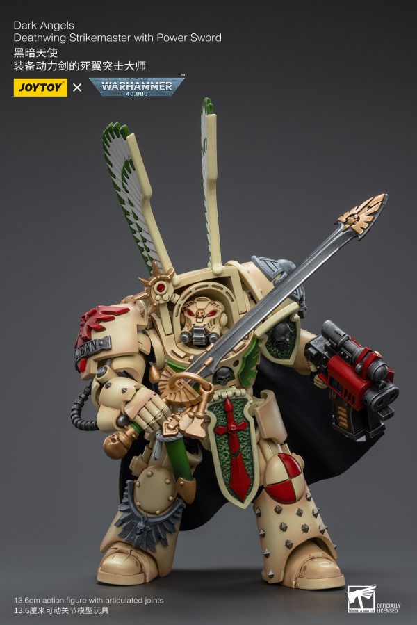 Joytoy: Warhammer 40K: Dark Angels: Deathwing Strikemaster with Power Sword 