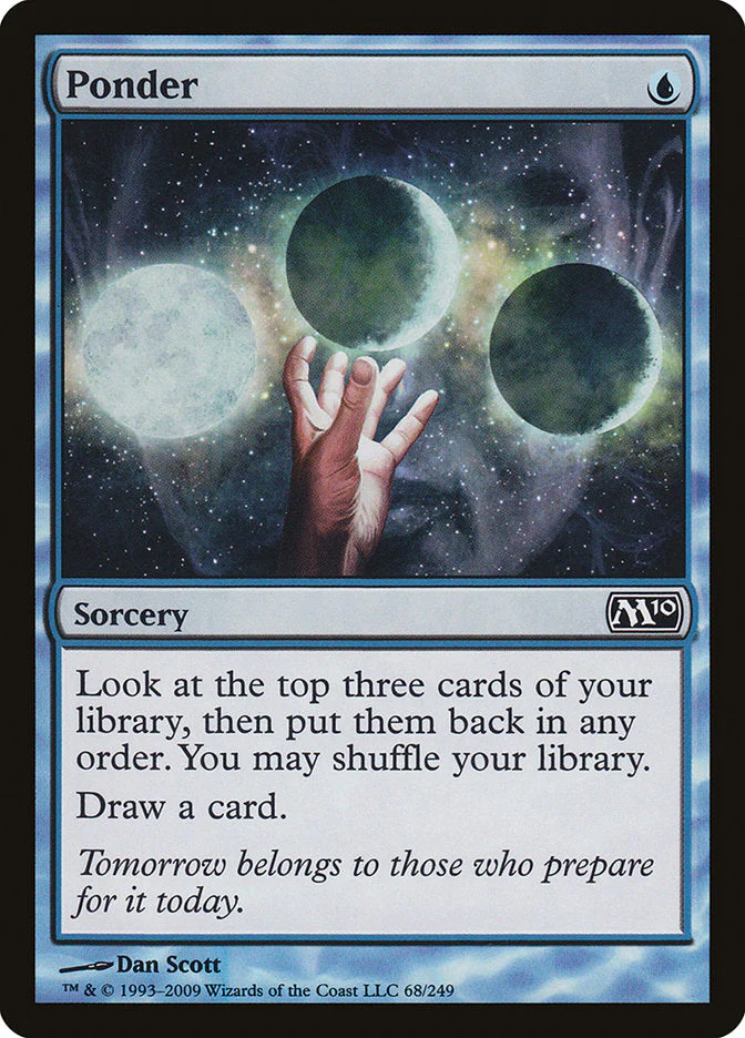 MTG: 2010 Core Set 068: Ponder 