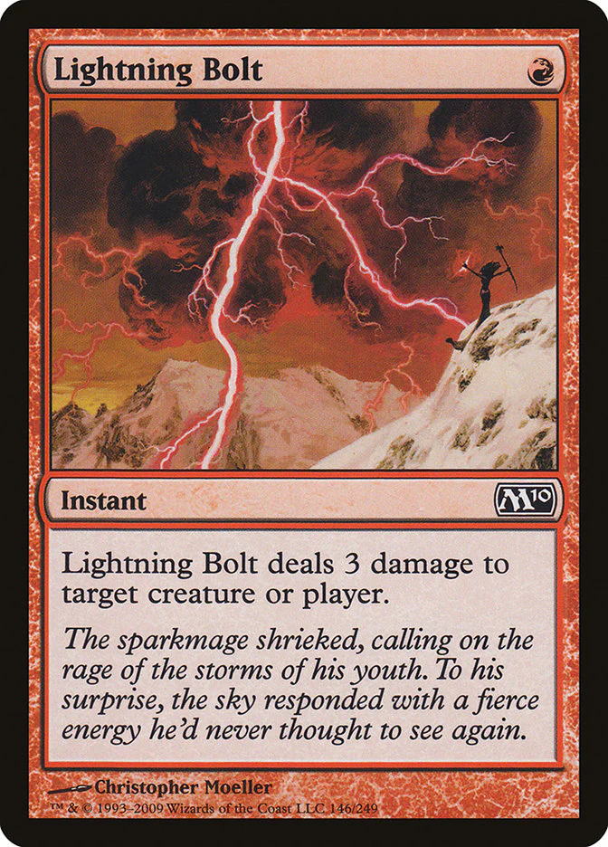 MTG: 2010 Core Set 146: Lightning Bolt 