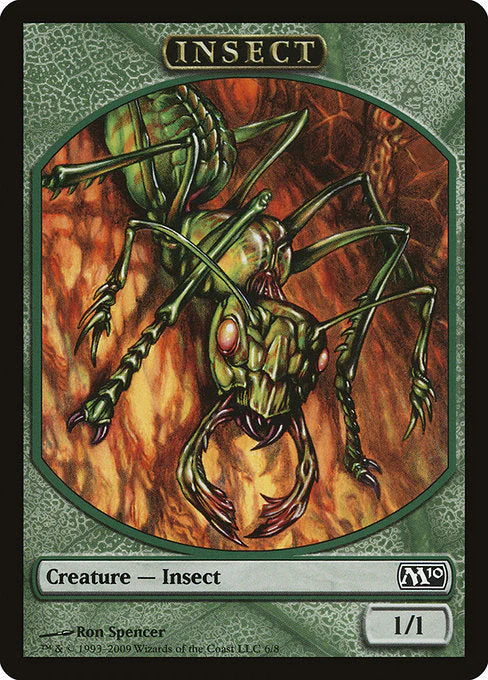 MTG: 2010 Core Set: Insect Token 