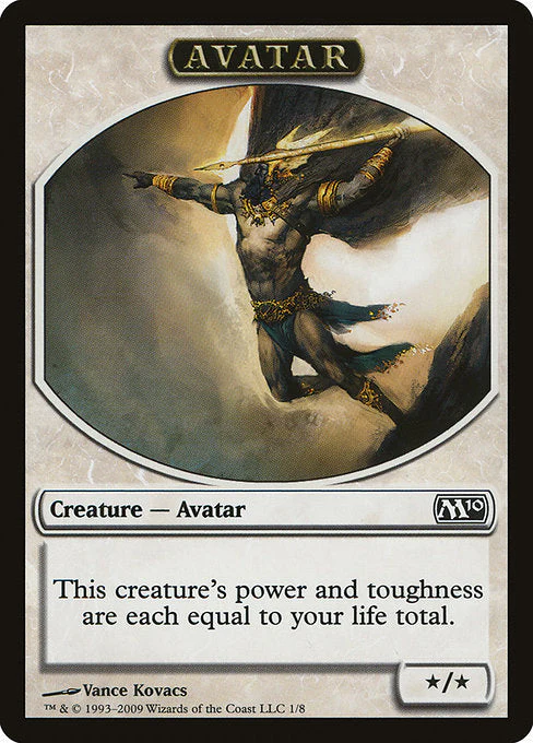 MTG: 2010 Core Set: Token 1: Avatar 