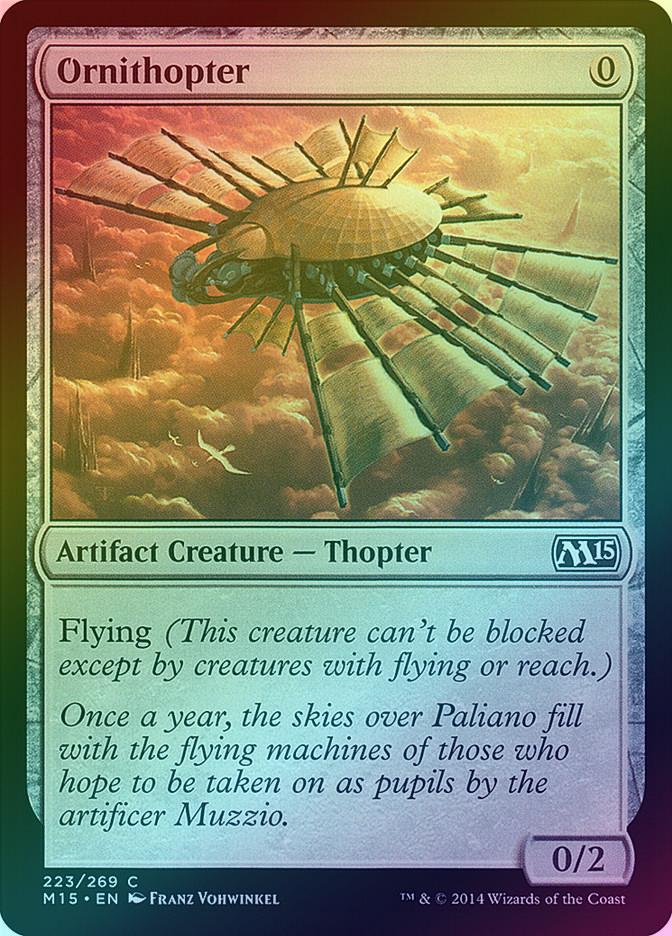 MTG 2015 Core Set 223: Ornithopter (FOIL) 