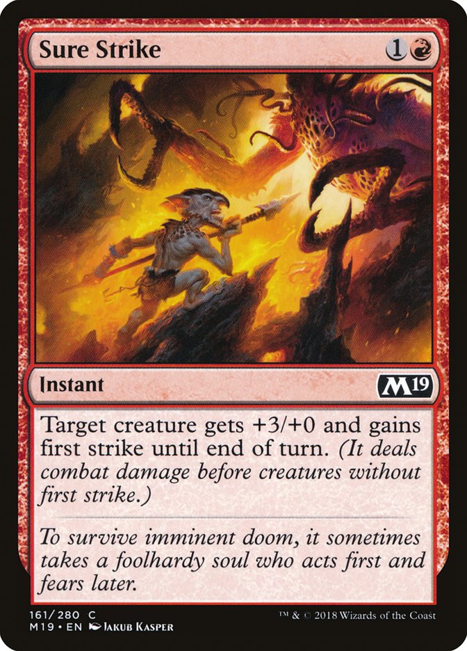 MTG 2019 Core Set 161: Sure Strike 