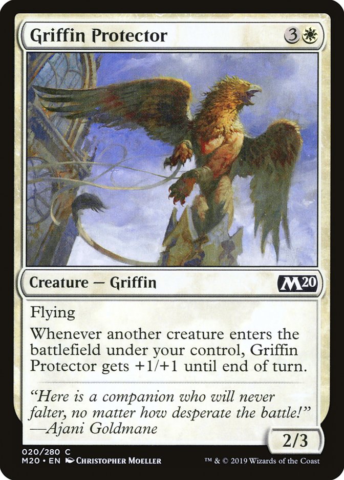 MTG 2020 Core Set 020: Griffin Protector 