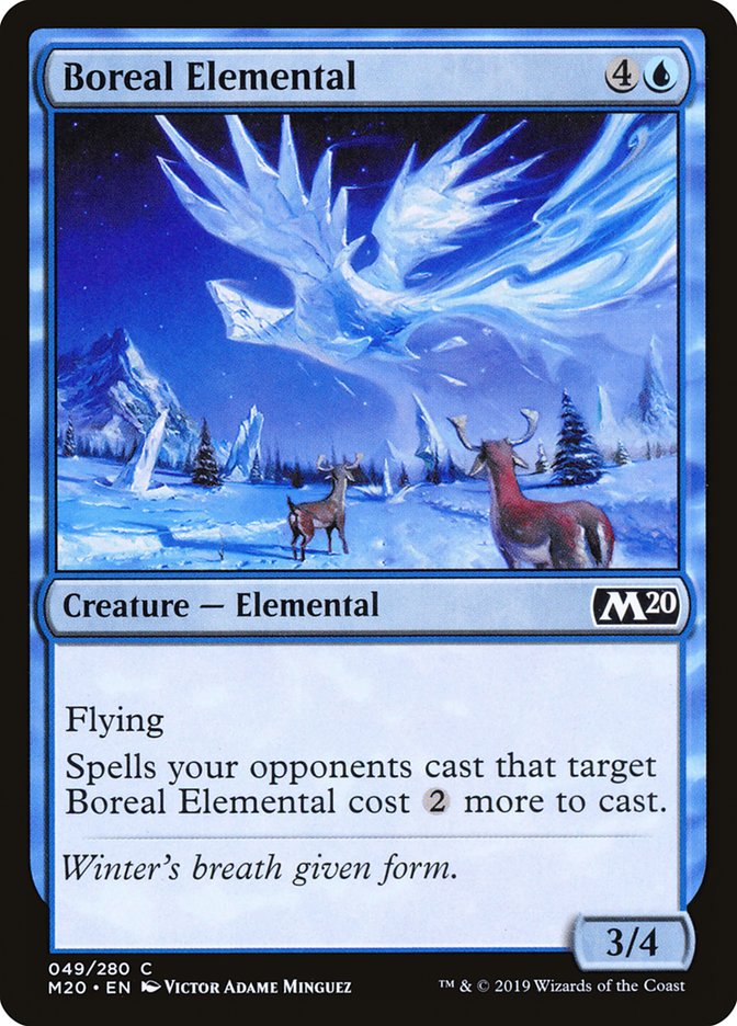 MTG 2020 Core Set 049: Boreal Elemental 