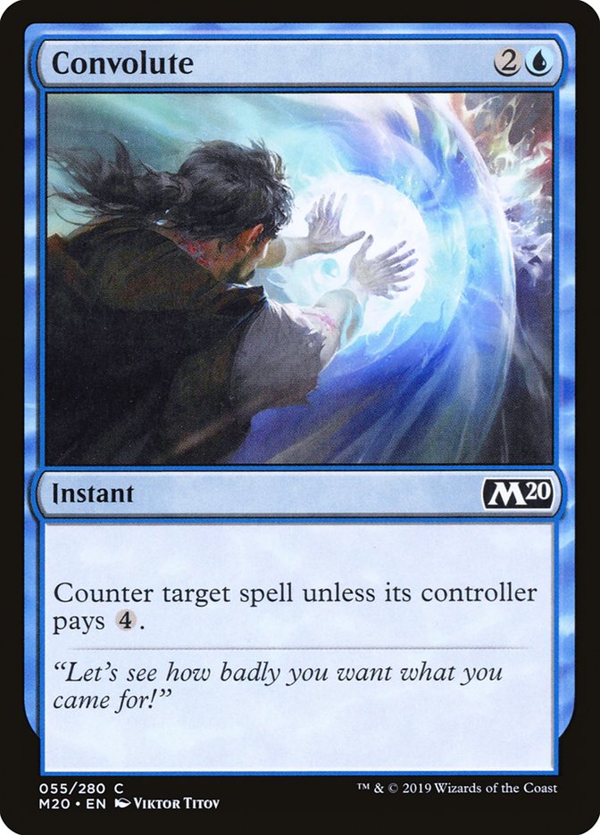 MTG 2020 Core Set 055: Convolute 