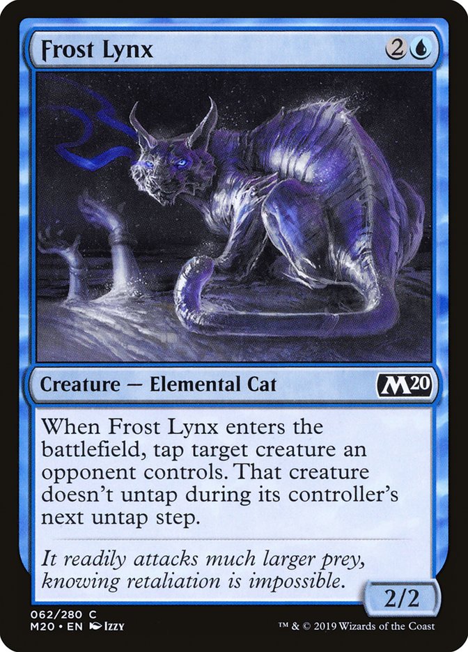 MTG 2020 Core Set 062: Frost Lynx 