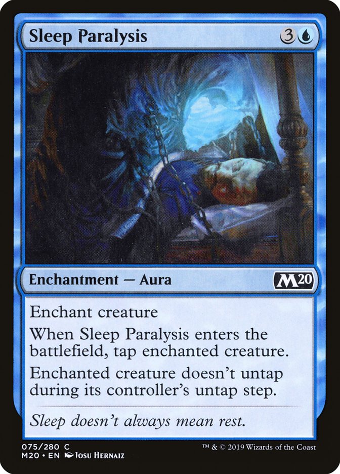 MTG 2020 Core Set 075: Sleep Paralysis 