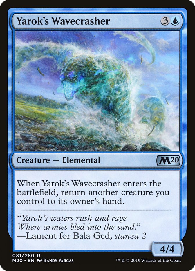 MTG 2020 Core Set 081: Yaroks Wavecrasher 