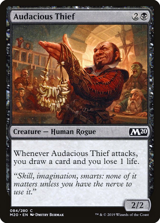 MTG 2020 Core Set 084: Audacious Thief 