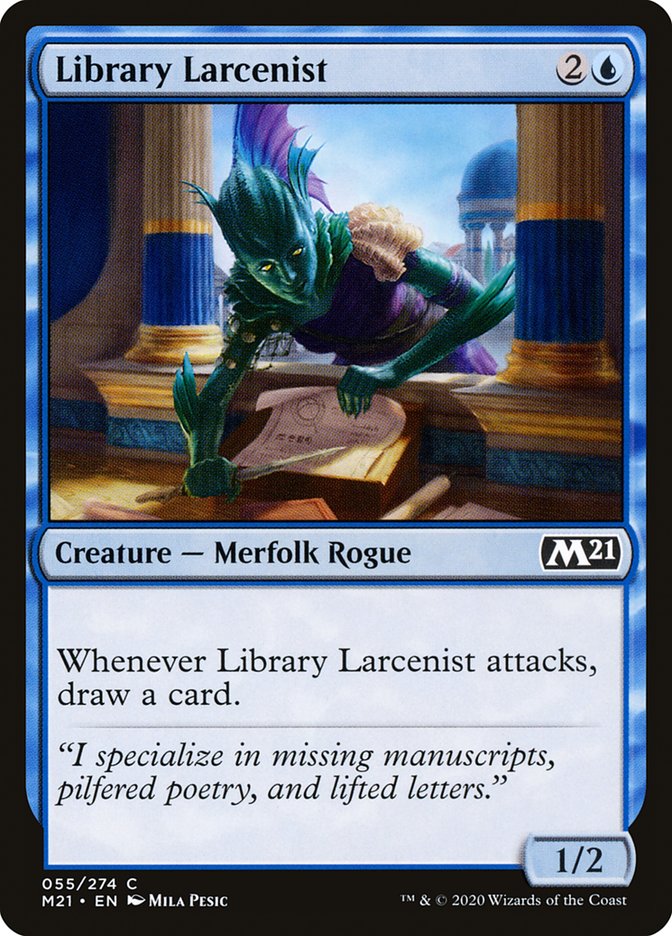 MTG 2021 Core Set 055: Library Larcenist 