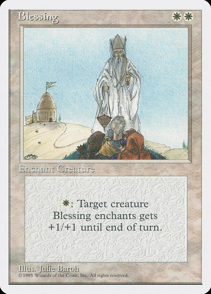 MTG: 4th Edition 009: Blessing 