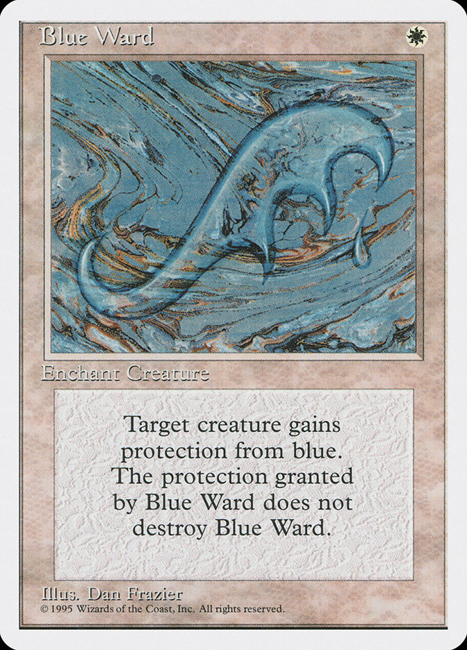 MTG: 4th Edition 010: Blue Ward 