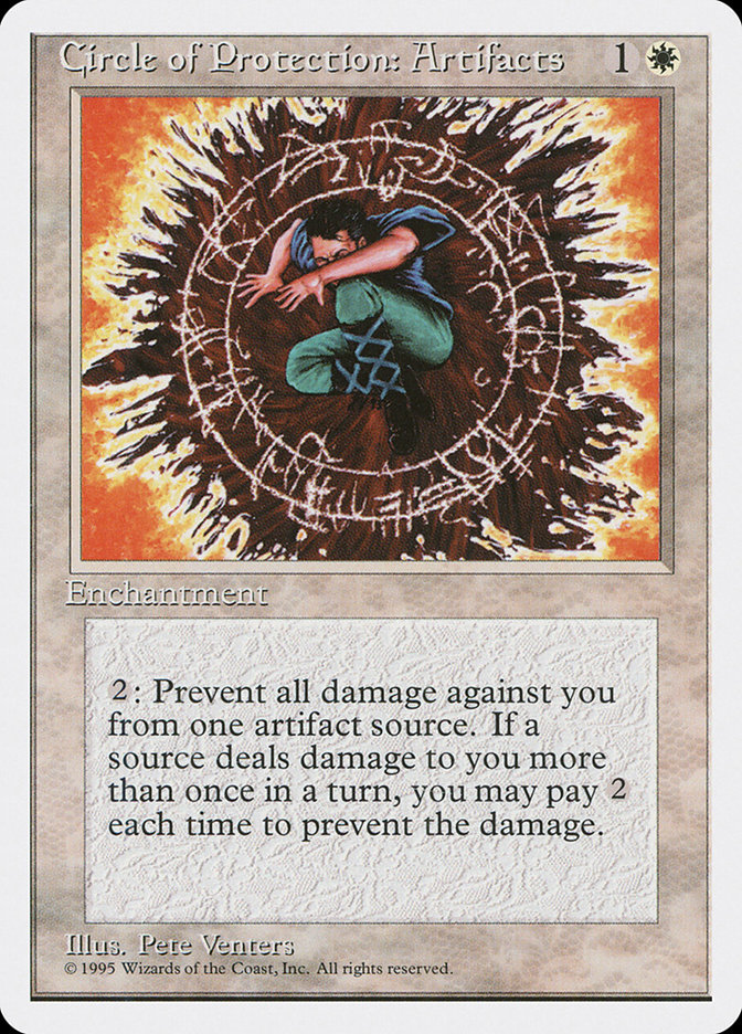 MTG: 4th Edition 013: Circle of Protection: Artifacts 