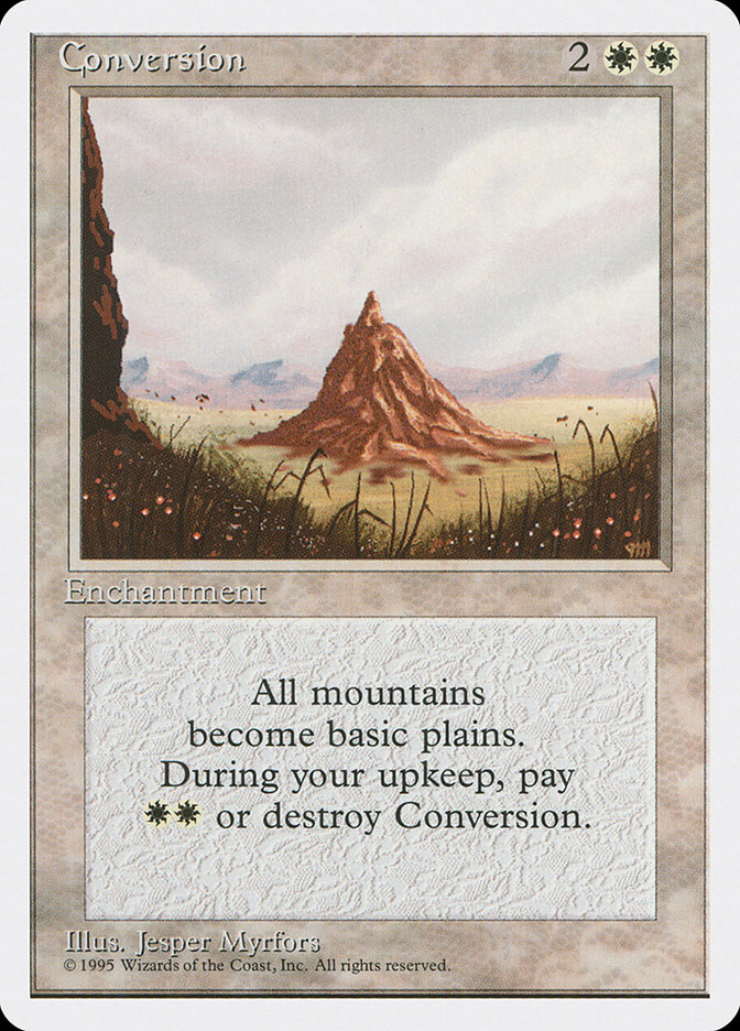 MTG: 4th Edition 019: Conversion 