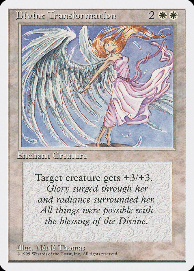 MTG: 4th Edition 023: Divine Transformation 