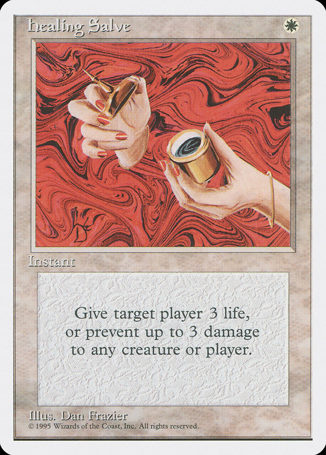 MTG: 4th Edition 028: Healing Salve 