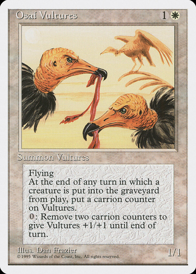 MTG: 4th Edition 038: Osai Vultures 