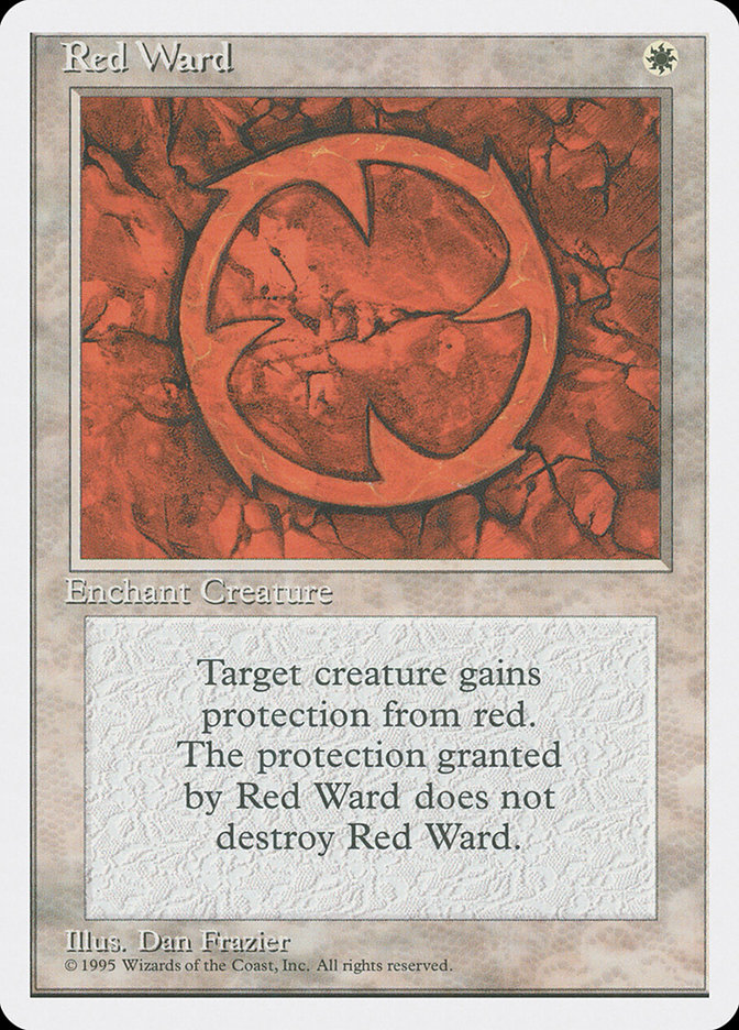 MTG: 4th Edition 044: Red Ward 