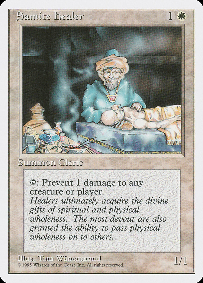 MTG: 4th Edition 047: Samite Healer 