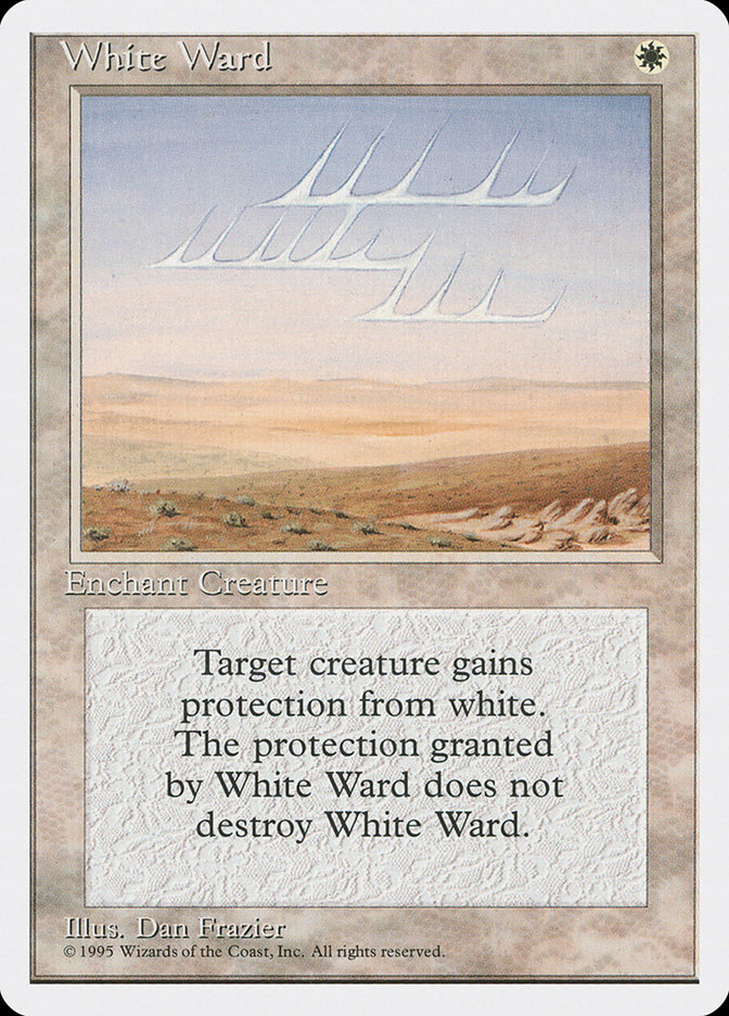 MTG: 4th Edition 057: White Ward 